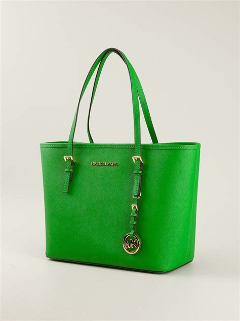 green michael kors bag ebay|Michael Kors green tote bag.